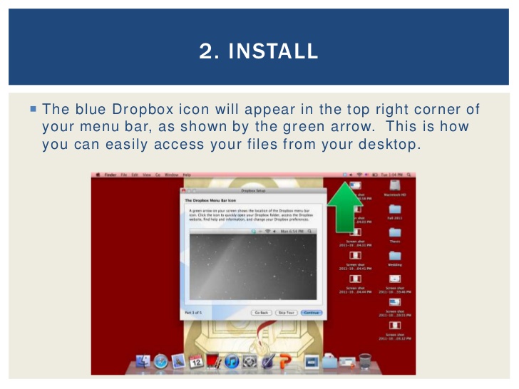how do i use dropbox for mac